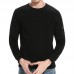Men Fall Leisure Polyester Long Sleeve Loose Pure Color O-neck Collar Pollover Sweatshirt Men Fall Leisure Polyester Long Sleeve Loose Pure Color O-neck Collar Pollover Sweatshirt