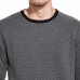 Men Fall Leisure Polyester Long Sleeve Loose Pure Color O-neck Collar Pollover Sweatshirt Men Fall Leisure Polyester Long Sleeve Loose Pure Color O-neck Collar Pollover Sweatshirt