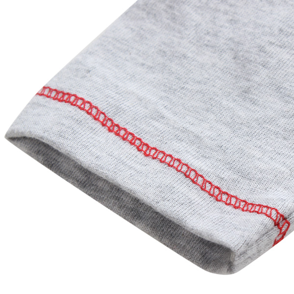 2015 New Little Maven Summer Baby Girl Children Cartoon Grey Cotton Long Sleeve T-shirt