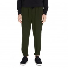 Men's Casual Elastic Waist Drawstring Pants Solid Color Loose Straight Thicked Pants